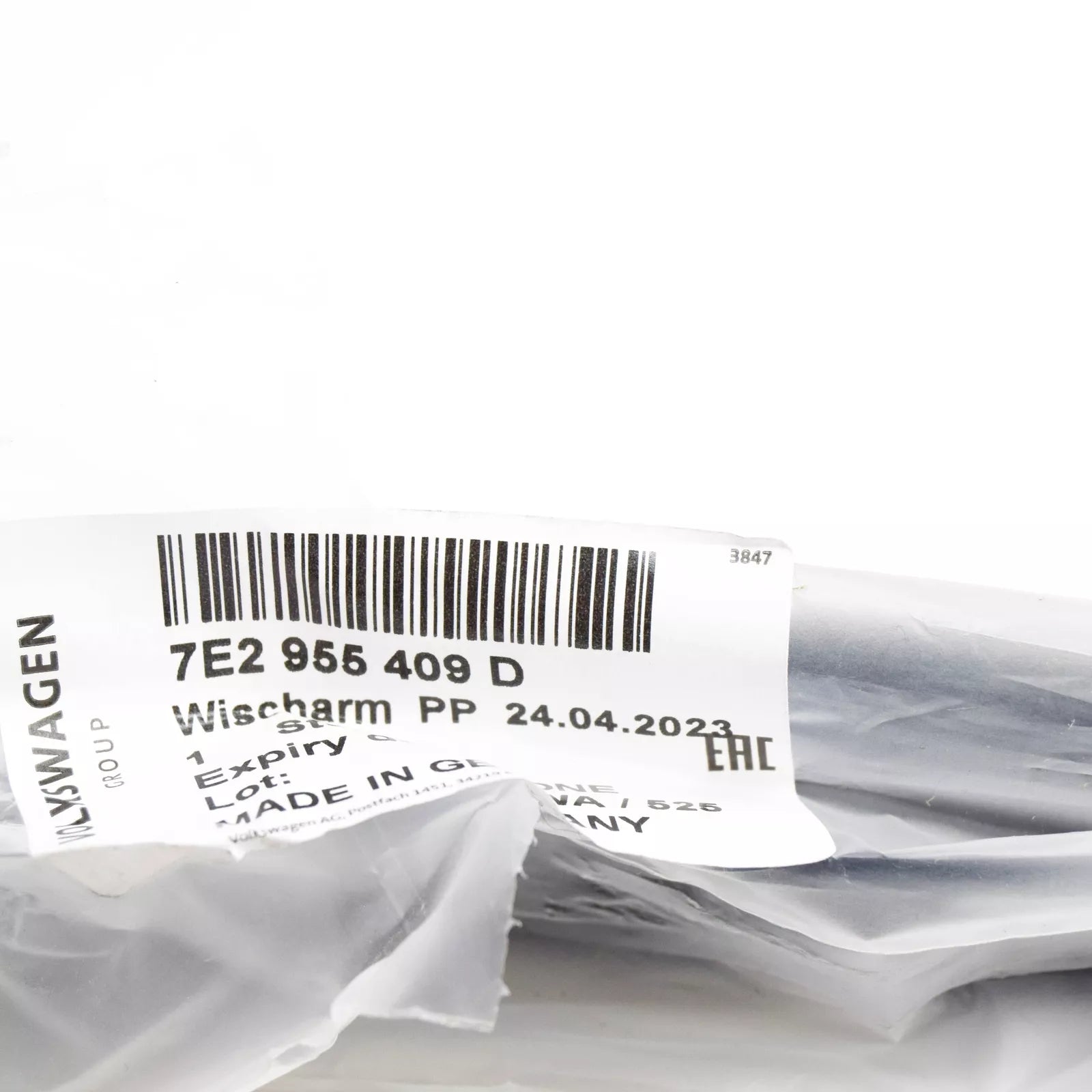 NEW VW TRANSPORTER T6 FRONT AERO WIPER ARM RHD 7E2955409D ORIGINAL