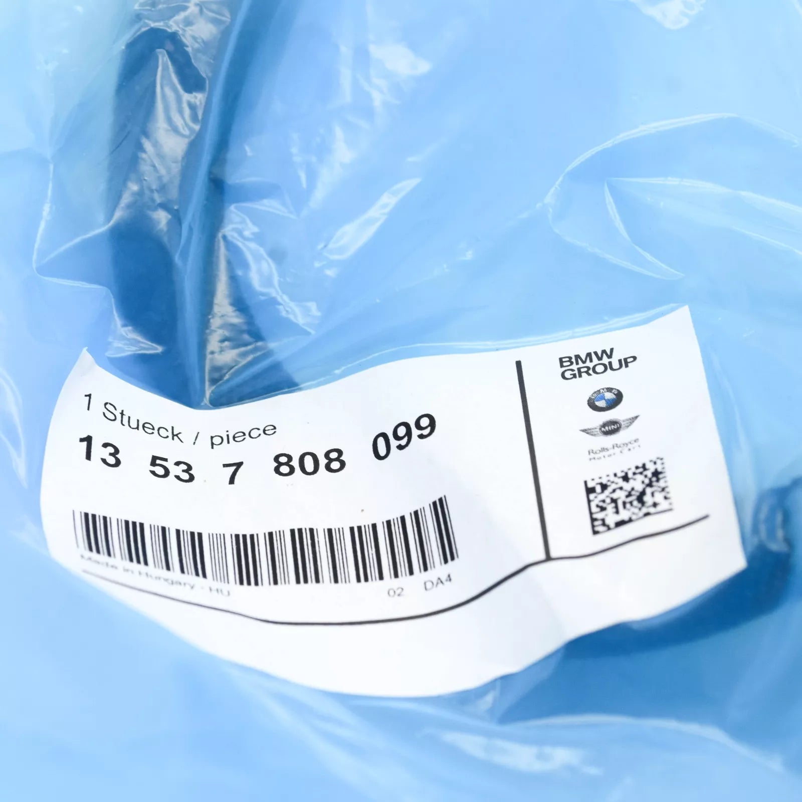 NEW BMW X5 E70 FUEL HOSE PIPE 7808099 13537808099 ORIGINAL