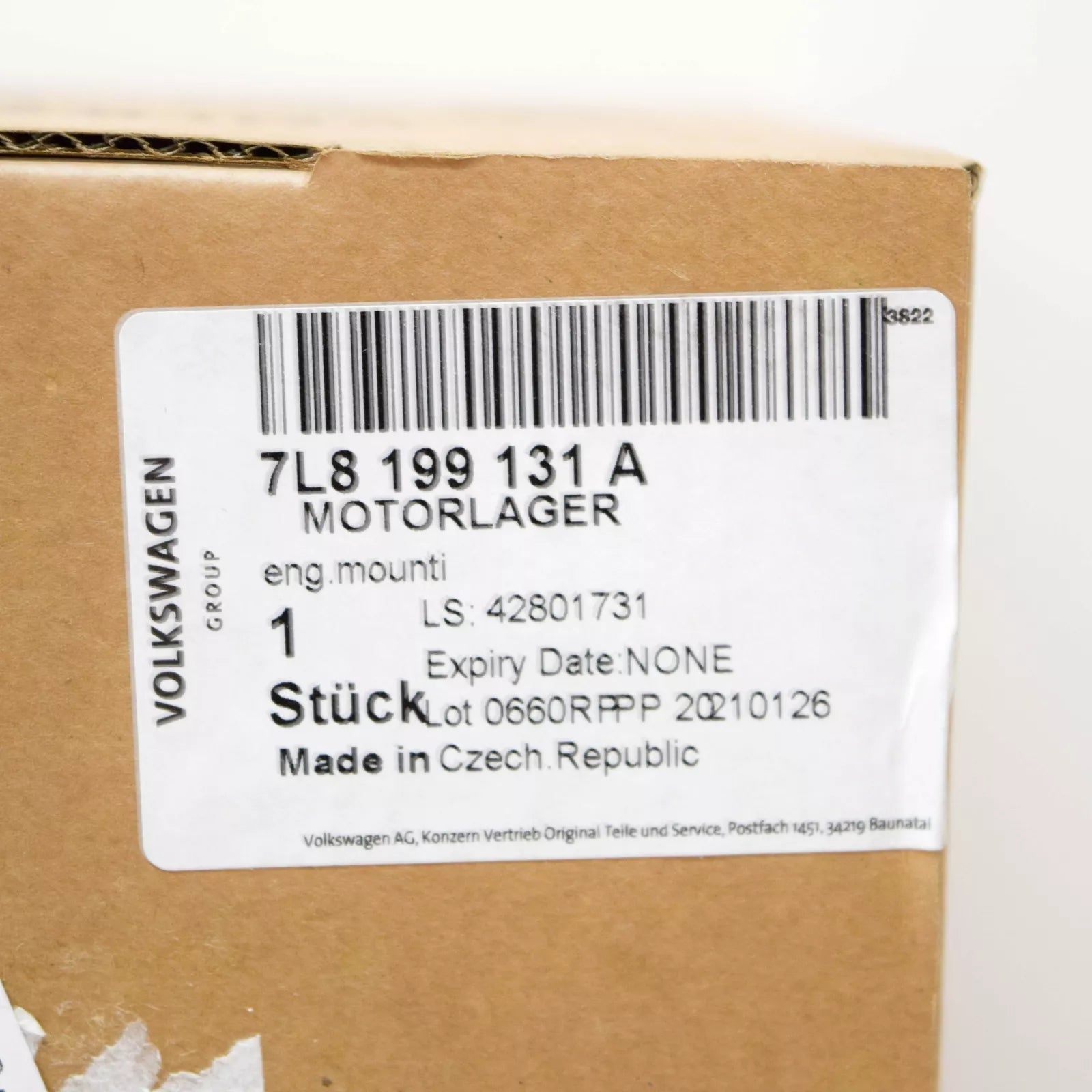 NEW AUDI Q7 4L ENGINE MOUNT 7L8199131A 3.0 PETROL 245KW ORIGINAL