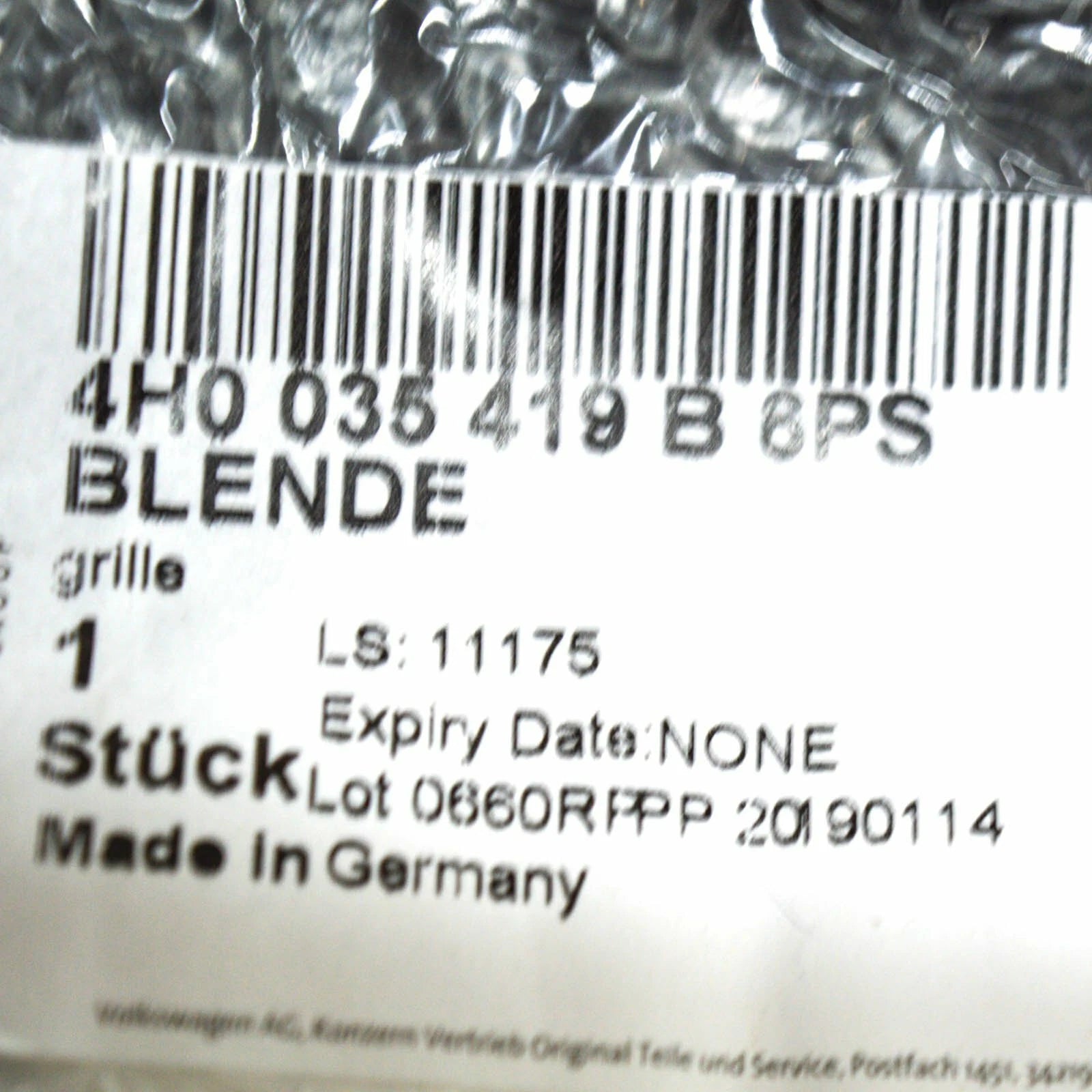 NEW AUDI A8 D4 LEFT SIDE DASH PANEL SPEAKER COVER 4H0035419B6PS