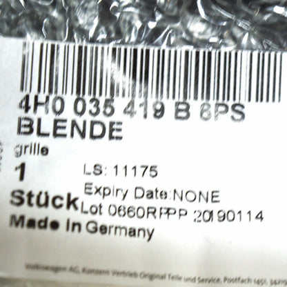 NEW AUDI A8 D4 LEFT SIDE DASH PANEL SPEAKER COVER 4H0035419B6PS