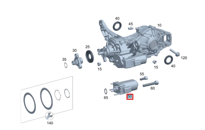 NEW MERCEDES-BENZ CLA COUPE C118 REAR AXLE ACTUATOR MOTOR A2479060903