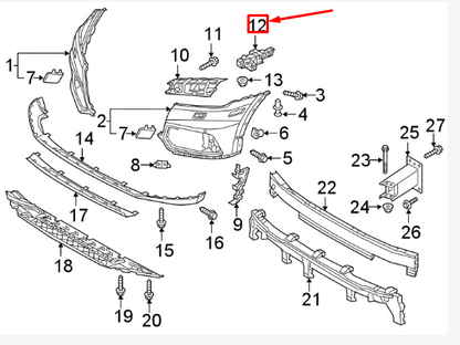 NEW AUDI Q5 80A FRONT LEFT BUMPER BUMPER SUPPORT RAIL 80A807283A ORIGINAL