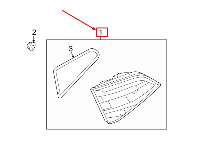 NEW AUDI A4 AVANT B8 REAR RIGHT INNER TAILLIGHT 8K5945094AD ORIGINAL