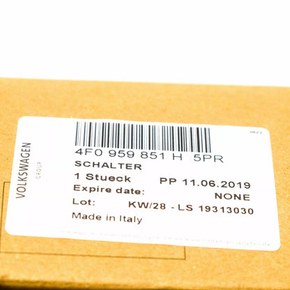 NEW AUDI A3 8PA SPORTBACK CHROME MASTER WINDOW SWITCH 4F0959851H5PR