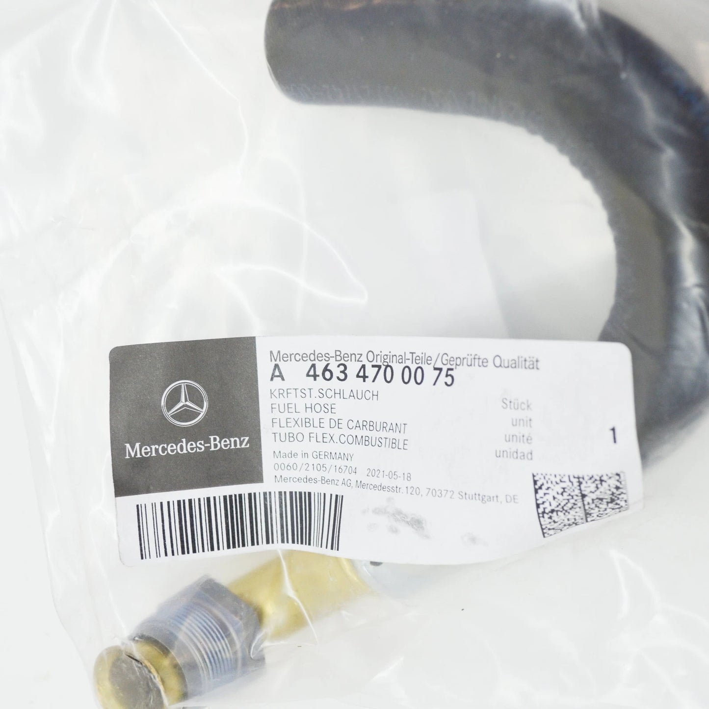 NEW MERCEDES-BENZ G W463 FUEL HOSE A4634700075