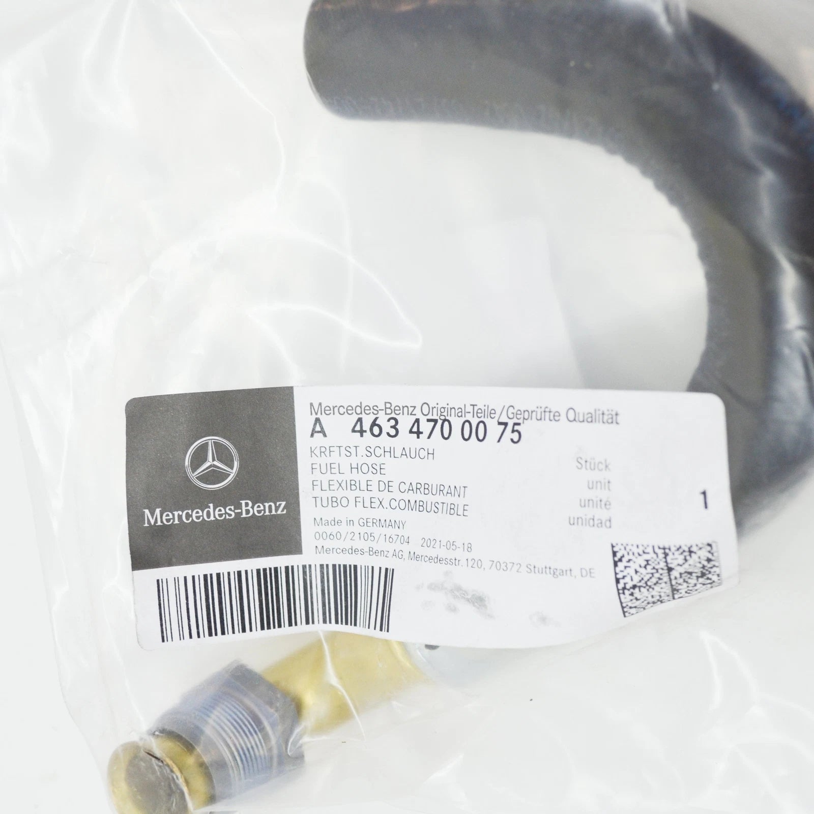 NEW MERCEDES-BENZ G W463 FUEL HOSE A4634700075