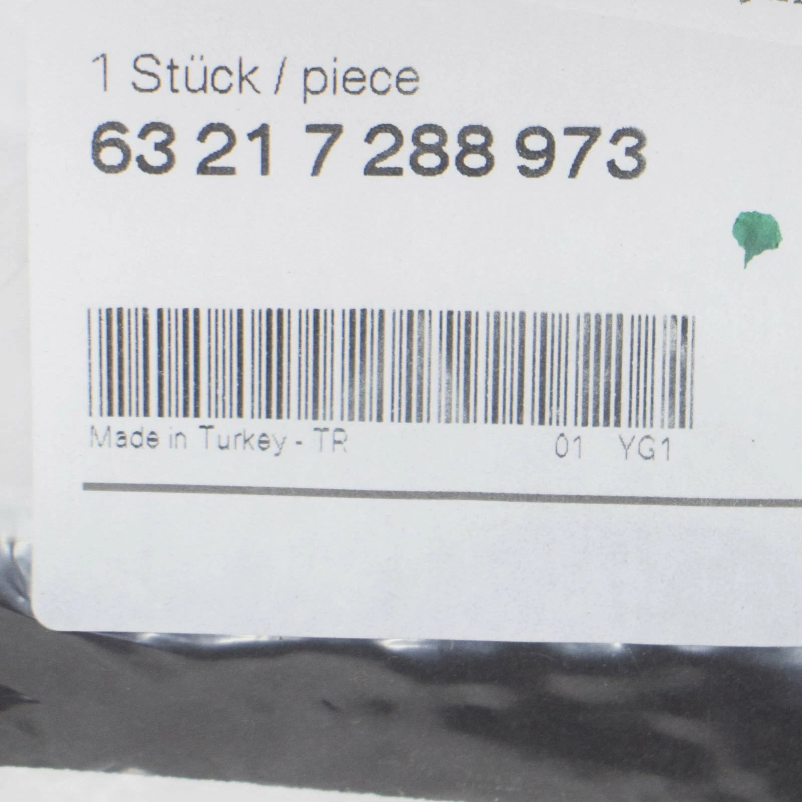 NEW BMW X5 E70 REAR LEFT LIGHT INNER GASKET SEAL 63217288973 2010 ORIGINAL