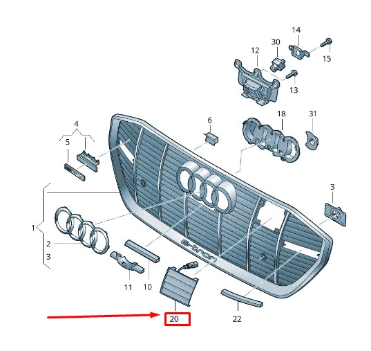 NEW AUDI E-TRON GEN HYBRID CHARGING PORT DOOR 4KE853949B3DA