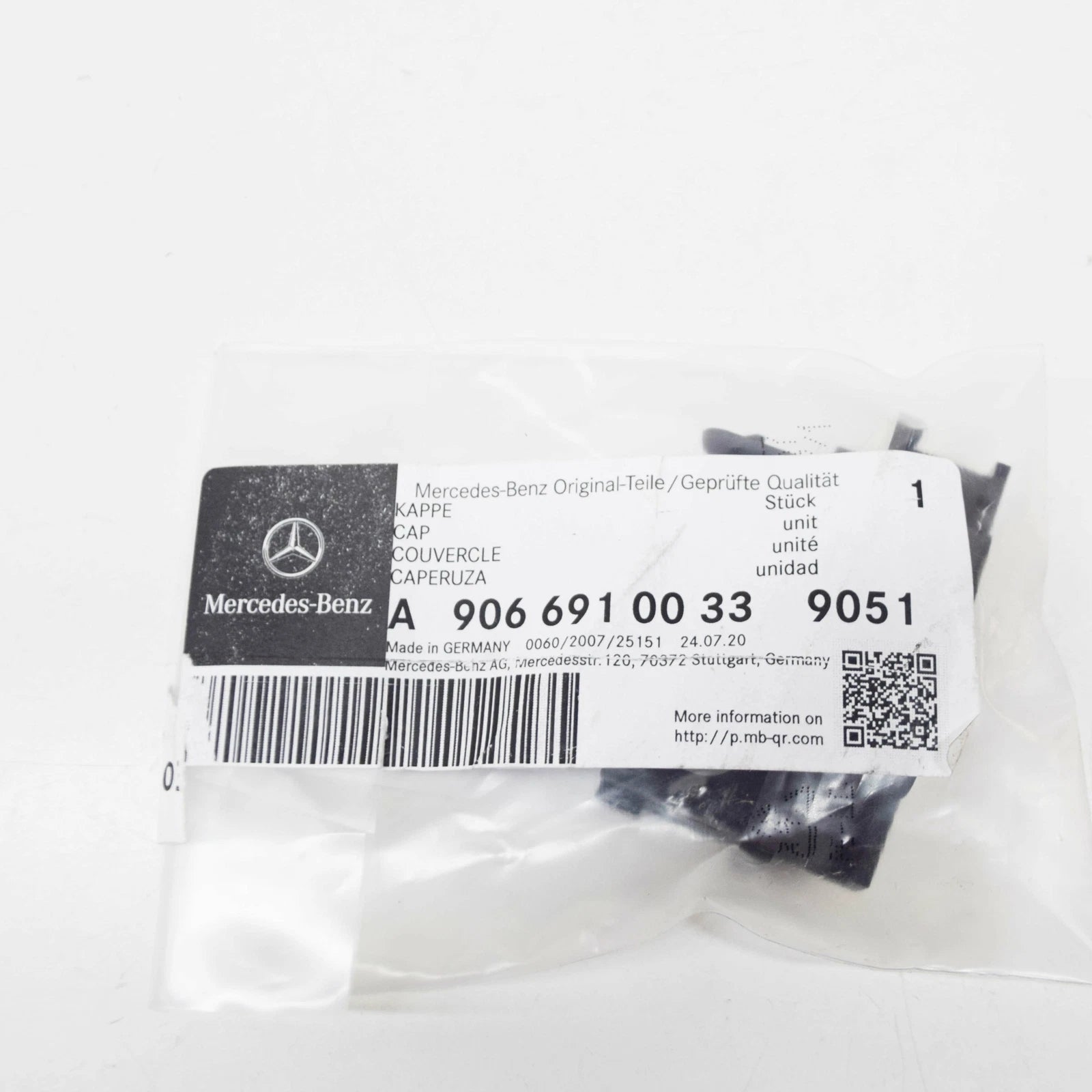 NEW MERCEDES-BENZ SPRINTER 906 REAR SLIDING DOOR CAP A90669100339051