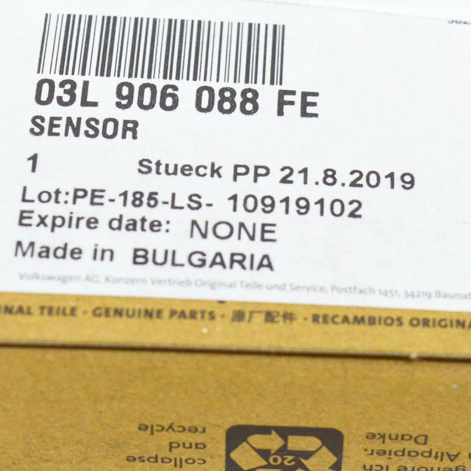 NEW VOLKSWAGEN AMAROK EXHAUST GAS TEMPERATURE SENSOR 03L906088FE