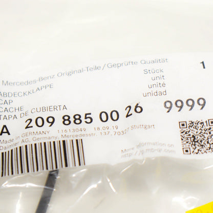 NEW MB CLK C209 FRONT BUMPER TOW HOOK EYE CAP COVER A20988500269999 ORIGINAL