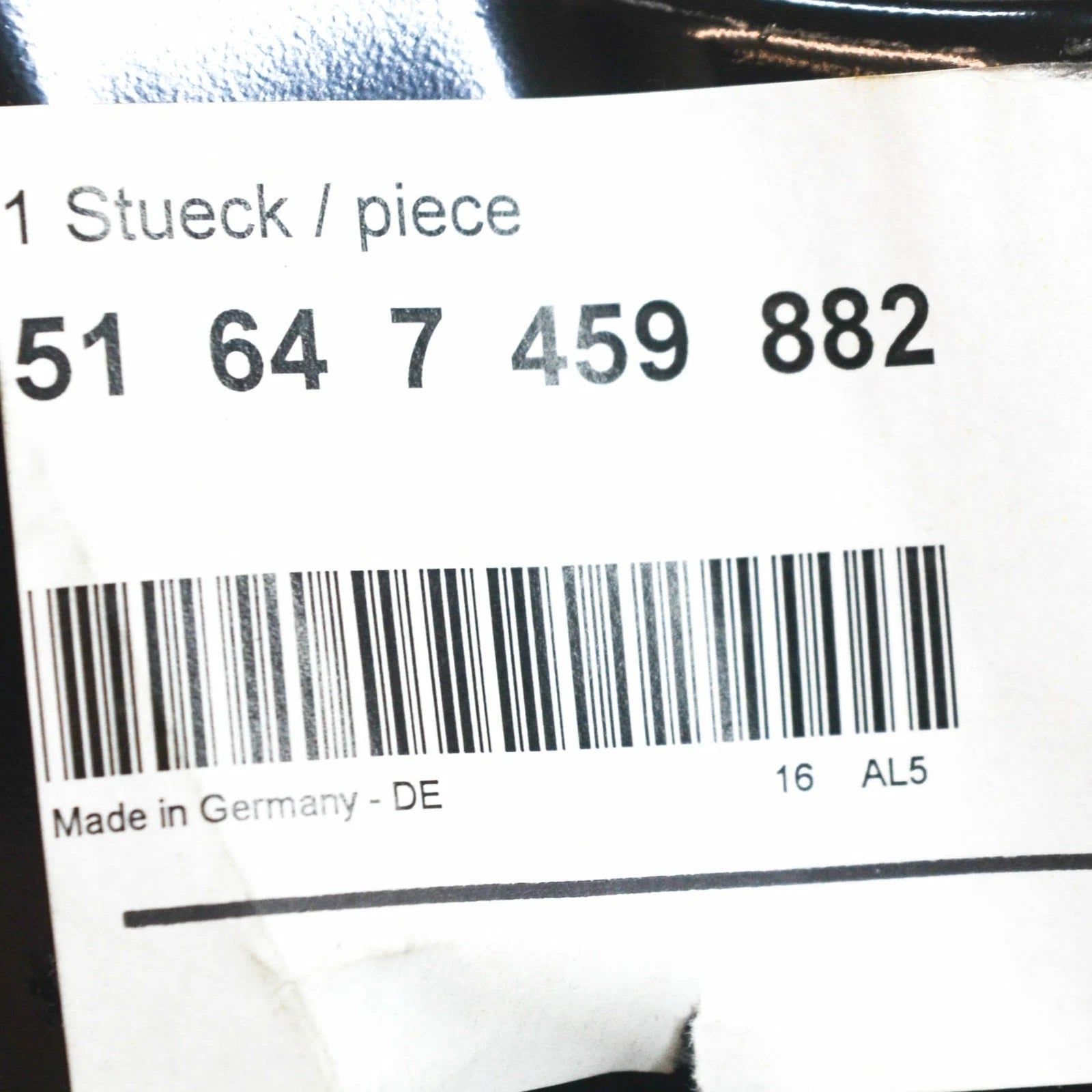 NEW BMW 1 F40 FRONT BUMPER RIGHT SIDE HEADLIGHT BRACKET 51647459882 ORIGINAL