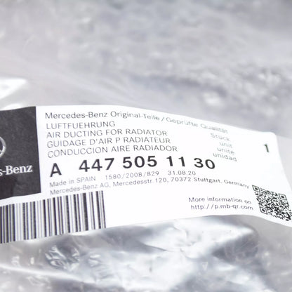 NEW MB VITO W447 FRONT RIGHT RADIATOR AIR DEFLECTOR A4475051130 ORIGINAL