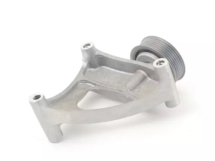 NEW AUDI A3 8P ACCESSORY BELT IDLER PULLEY HOLDER 06J145172 ORIGINAL