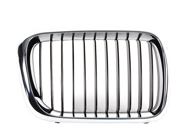 new bmw 3 e36 front radiator right grille chrome 51138195152 8195152 original