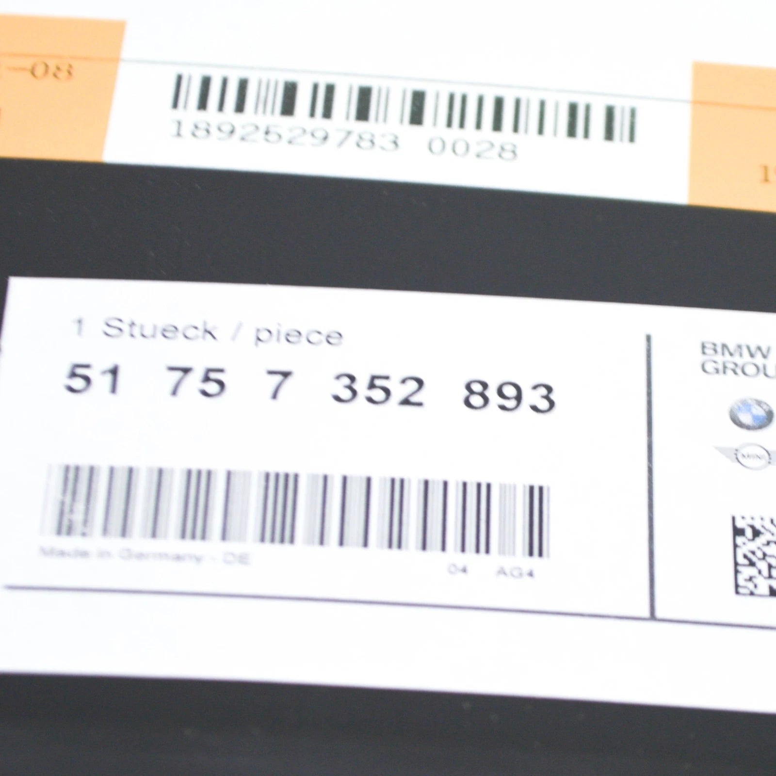 NEW BMW I8 I12 LEFT WHEELHOUSE EXTENSION 7352893 51757352893 ORIGINAL