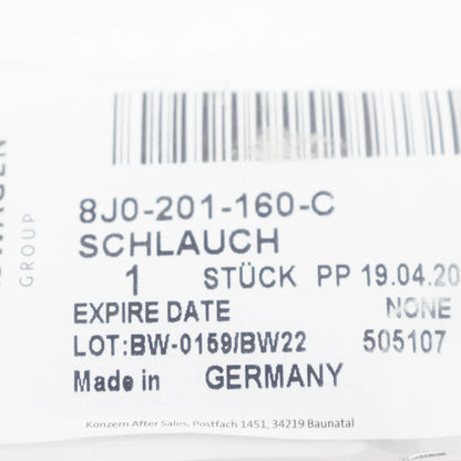 NEW AUDI TT 8J9 CHARCOAL CANISTER BREATHER PIPE VALVE 8J0201160C