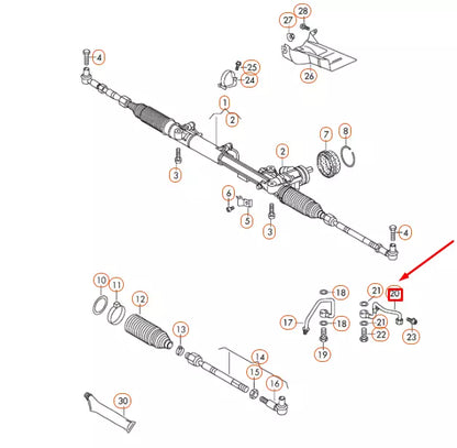 NEW VOLKSWAGEN PHAETON GP2 POWER STEERING PRESSURE PIPE LHD 3D1422897J ORIGINAL