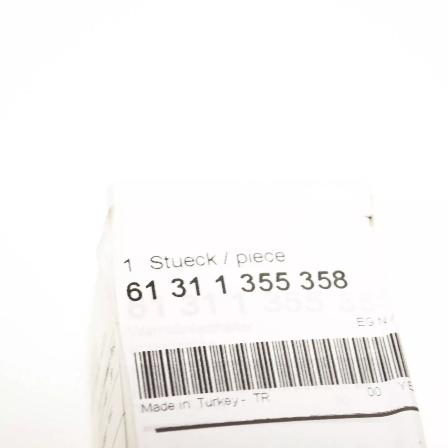 NEW BMW 2000-3.2 E9 COUPE SEDAN HAZARD SWITCH 61311355358 ORIGINAL