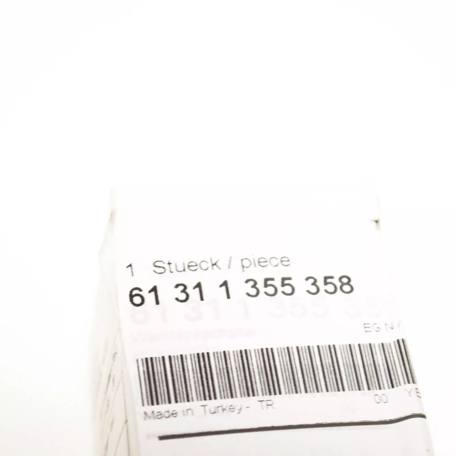 NEW BMW 2000-3.2 E9 COUPE SEDAN HAZARD SWITCH 61311355358 ORIGINAL