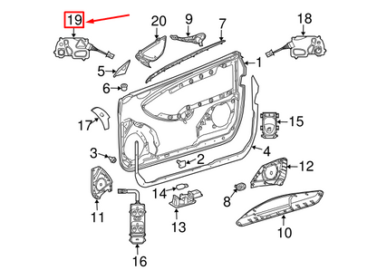 NEW MERCEDES-BENZ CLK CABRIO A209 FRONT LEFT SEAT SWITCH A20982025107167
