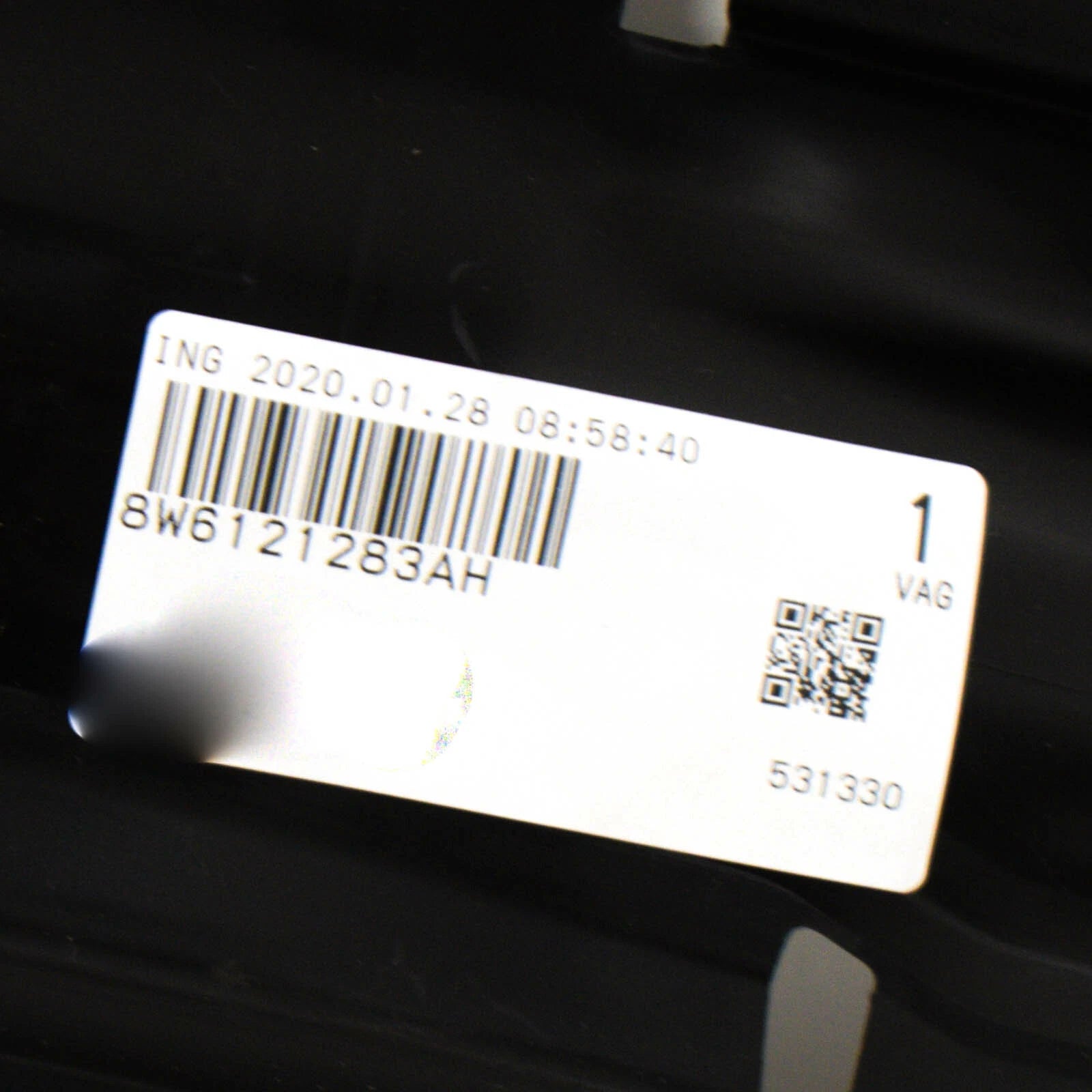 NEW AUDI S5 8W6 LEFT OUTER RADIATOR SUPPORT BAFFLE 8W6121283AH ORIGINAL