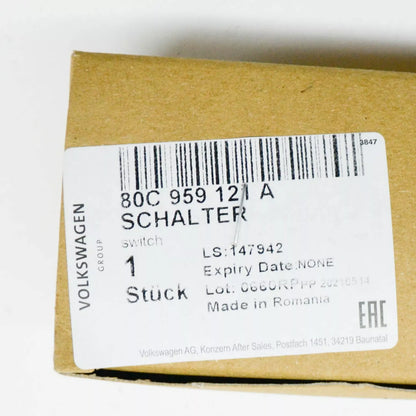 NEW AUDI Q5 FY LUGGAGE COMPARTMENT LIGHT SWITCH 80C959121A