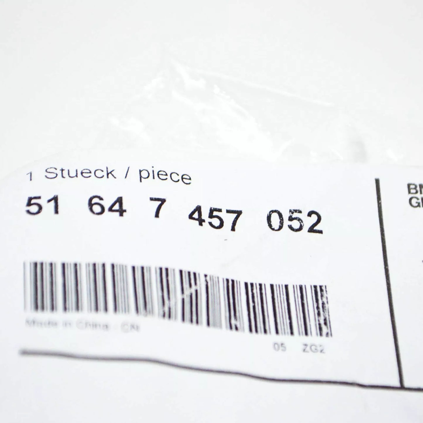 NEW BMW 3 G20 RIGHT AIR DUCT BRACKET 51647457052 7457052 ORIGINAL