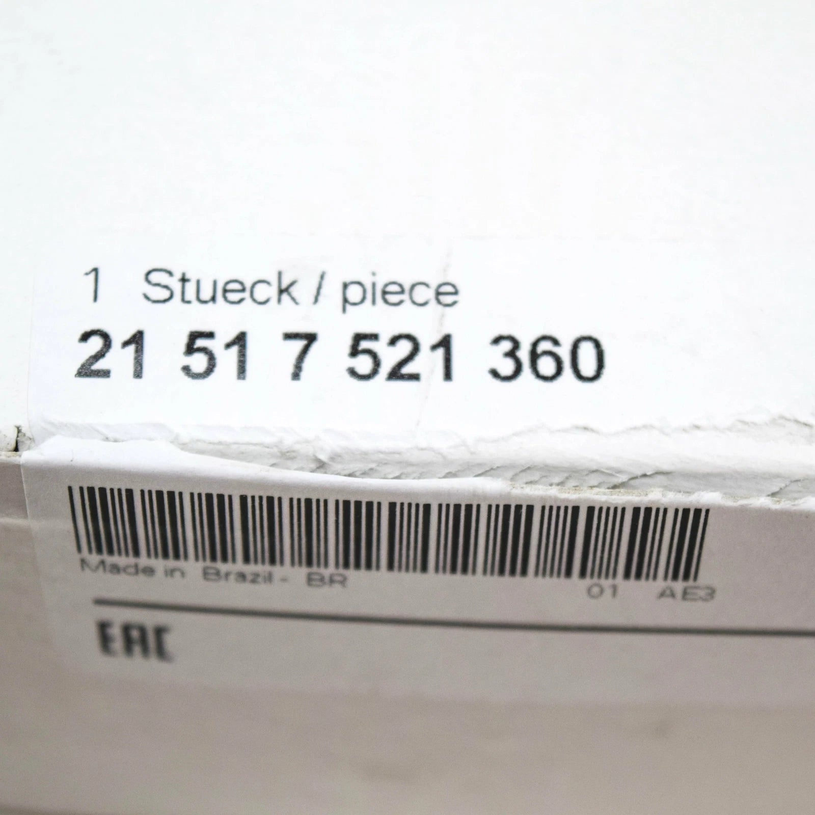 NEW BMW 3 E46 CLUTCH RELEASE BEARING 21517521360 7521360 ORIGINAL