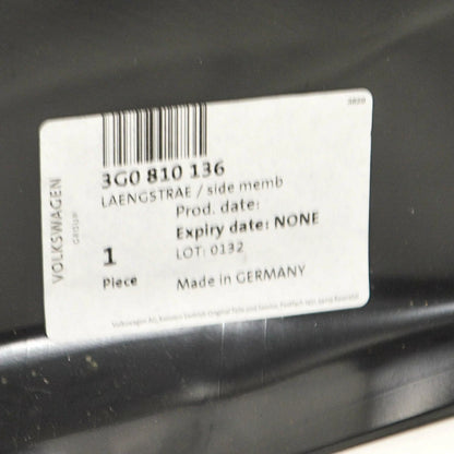 NEW VW PASSAT B8 FRONT RIGHT UPPER OUTER FENDER SIDE MEMBER 3G0810136 ORIGINAL