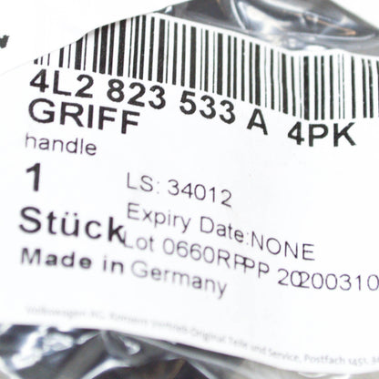 NEW AUDI Q7 4L BONNET HOOD RELEASE HANDLE RHD 4L2823533A4PK ORIGINAL