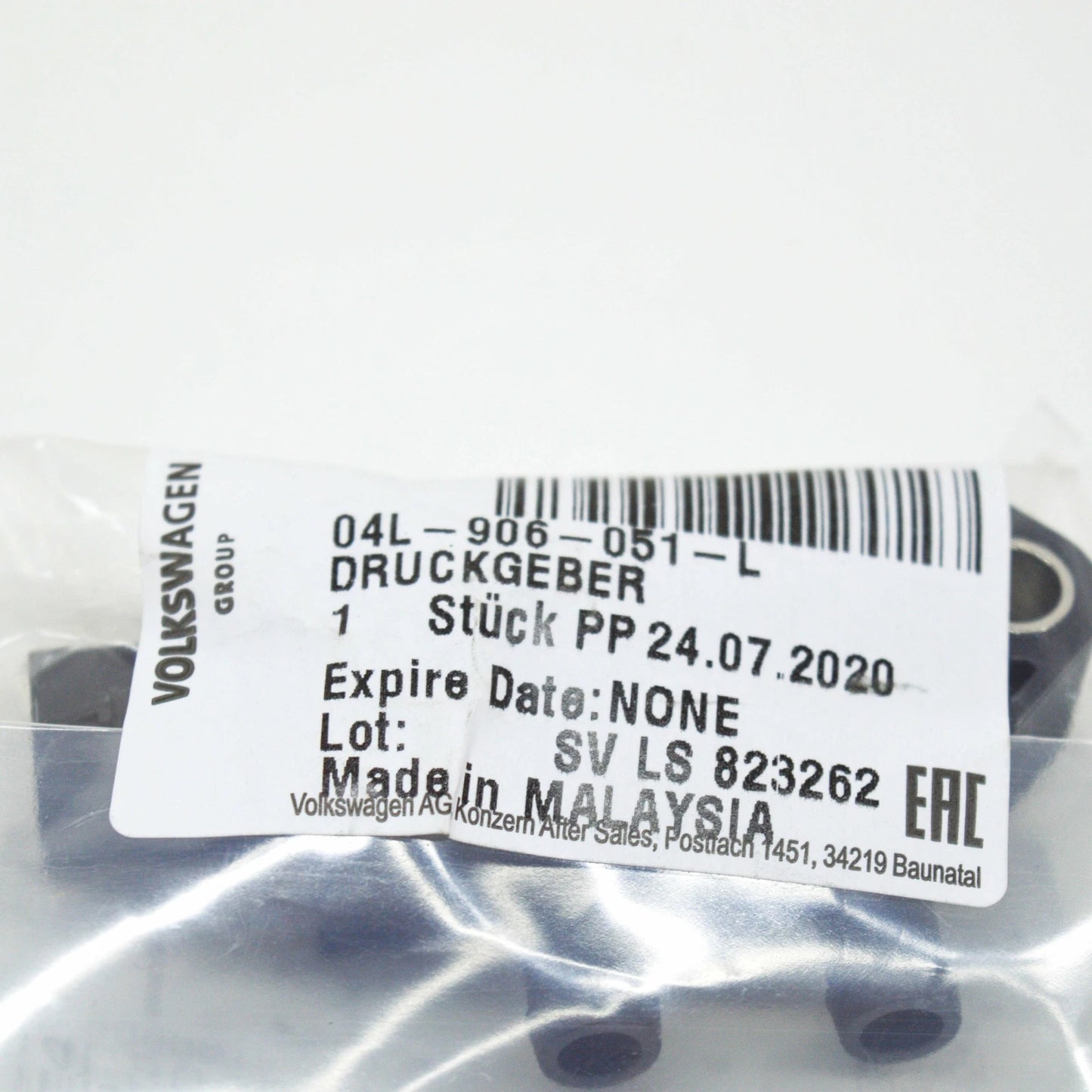 NEW AUDI A3 8V PRESSURE DIFFERENCE SENDER 04L906051L ORIGINAL