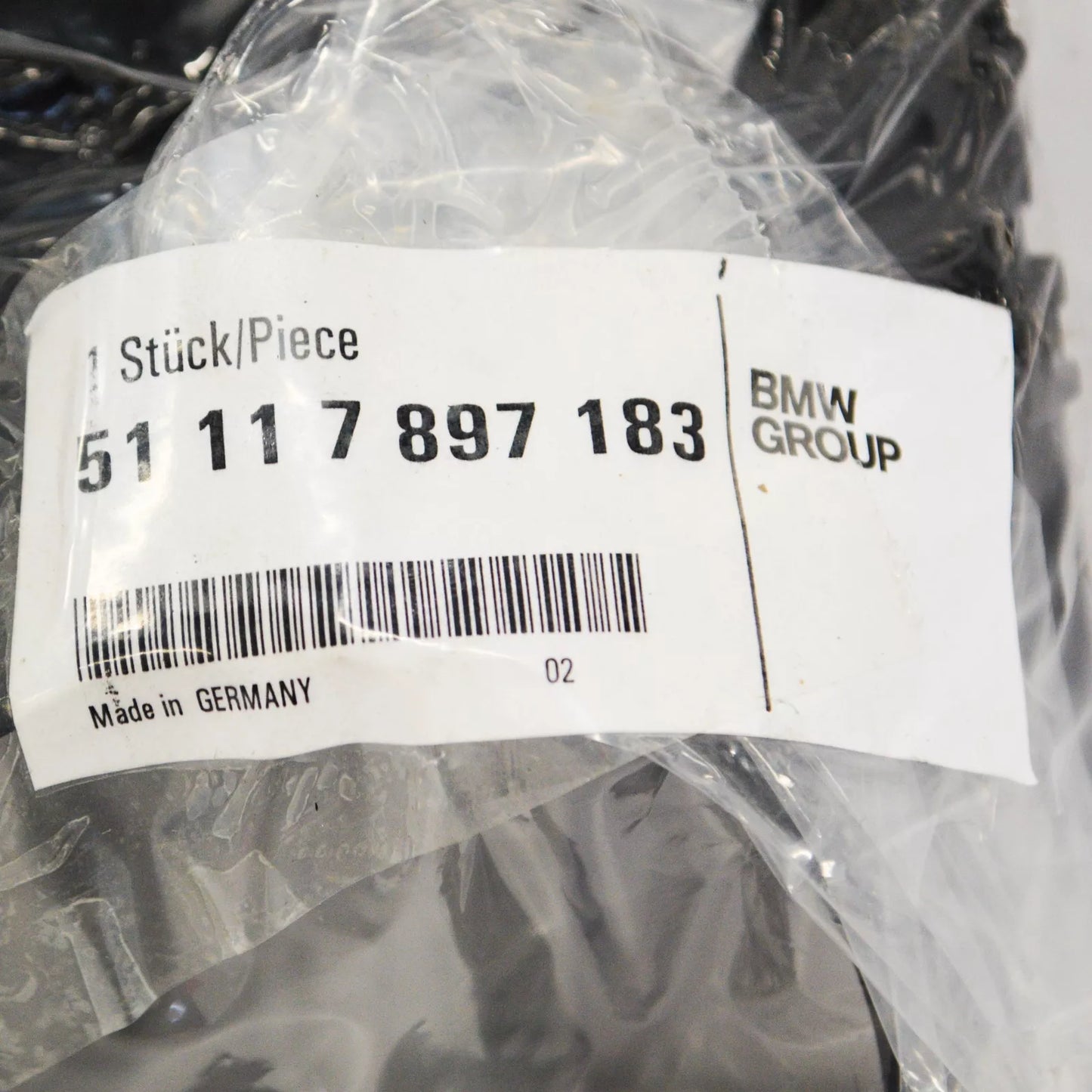 NEW BMW 5 E60 FRONT RIGHT BUMPER LOWER ACC GRILL TRIM 51117897183 ORIGINAL