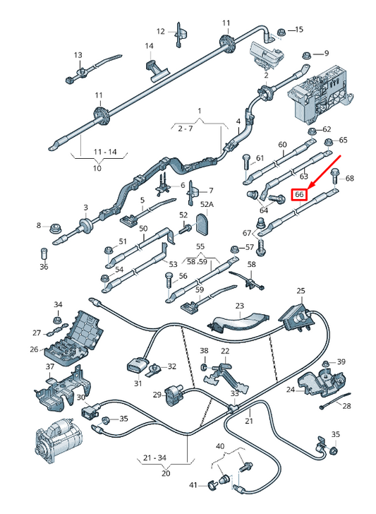 new audi q5 8r negative battery cable 8r0971237d original
