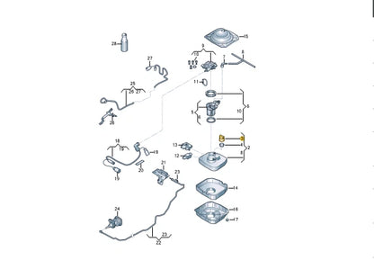 NEW VOLKSWAGEN PASSAT CC ADBLUE FILLER TANK CAP 3C0131980