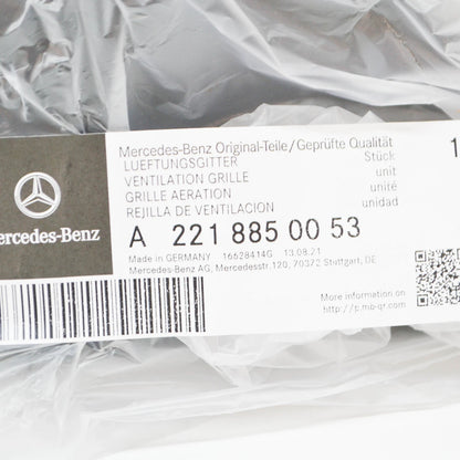 NEW MB S-CLASS W221 FRONT BUMPER AMG LOWER CENTER GRILLE A2218850053 ORIGINAL