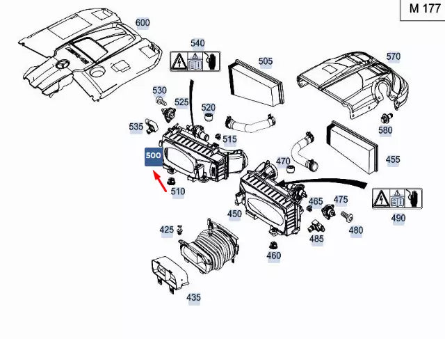 NEW MERCEDES-BENZ GLE W167 RIGHT AIR DAMPER FILTER A1770900301 ORIGINAL