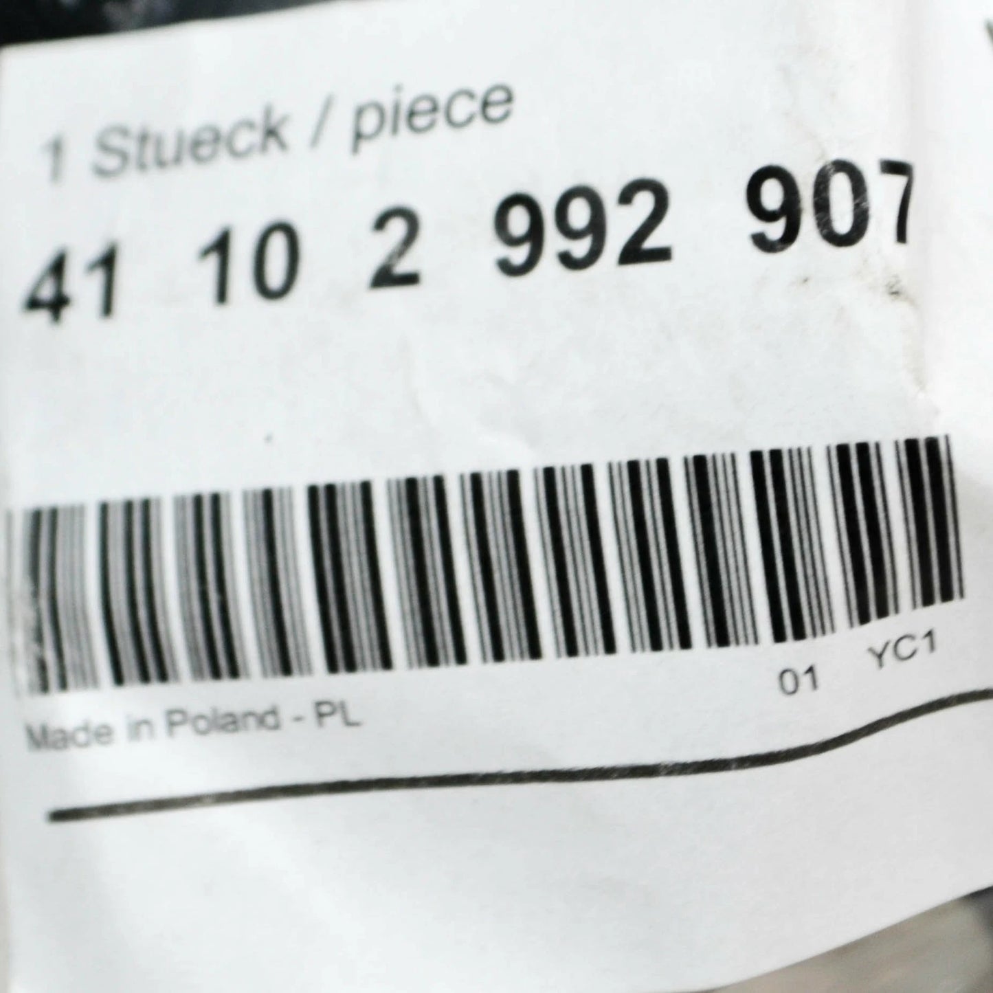 NEW BMW X1 E84 FRONT LEFT FENDER BRACKET REAR 41102992907 ORIGINAL