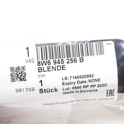 NEW AUDI A5 CABRIO F57 REAR RIGHT INNER TAIL LIGHT BEZEL 8W6945256B ORIGINAL