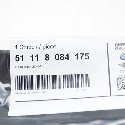 NEW BMW M5 F90 5 FRONT BUMPER LEFT PRESSURE LIP 51118084175 ORIGINAL