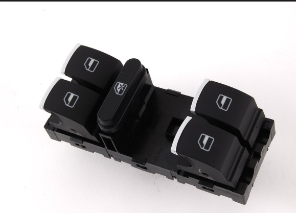 new vw golf iv 1j5 front left window switch 5k4959857a xsh original