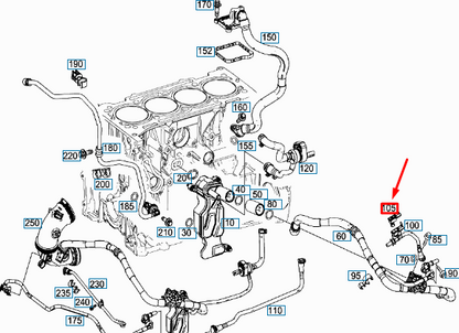 NEW MERCEDES-BENZ ML W166 PRESSURE SENSOR A0009055002 ORIGINAL