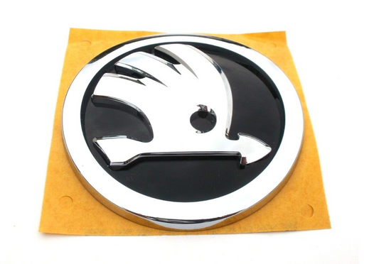 new skoda rapid nh front and rear lid emblem 5jj853621afod original