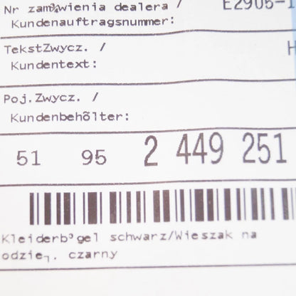 NEW BMW X5 F15 HEADREST COAT HANGER ATTACHMENT 51952449251 2449251 ORIGINAL