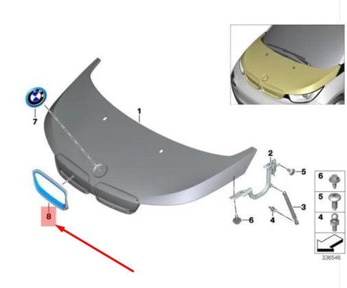 NEW BMW I3 I01 FRONT RADIATOR LEFT KIDNEY GREY GRILLE 51137352701 ORIGINAL