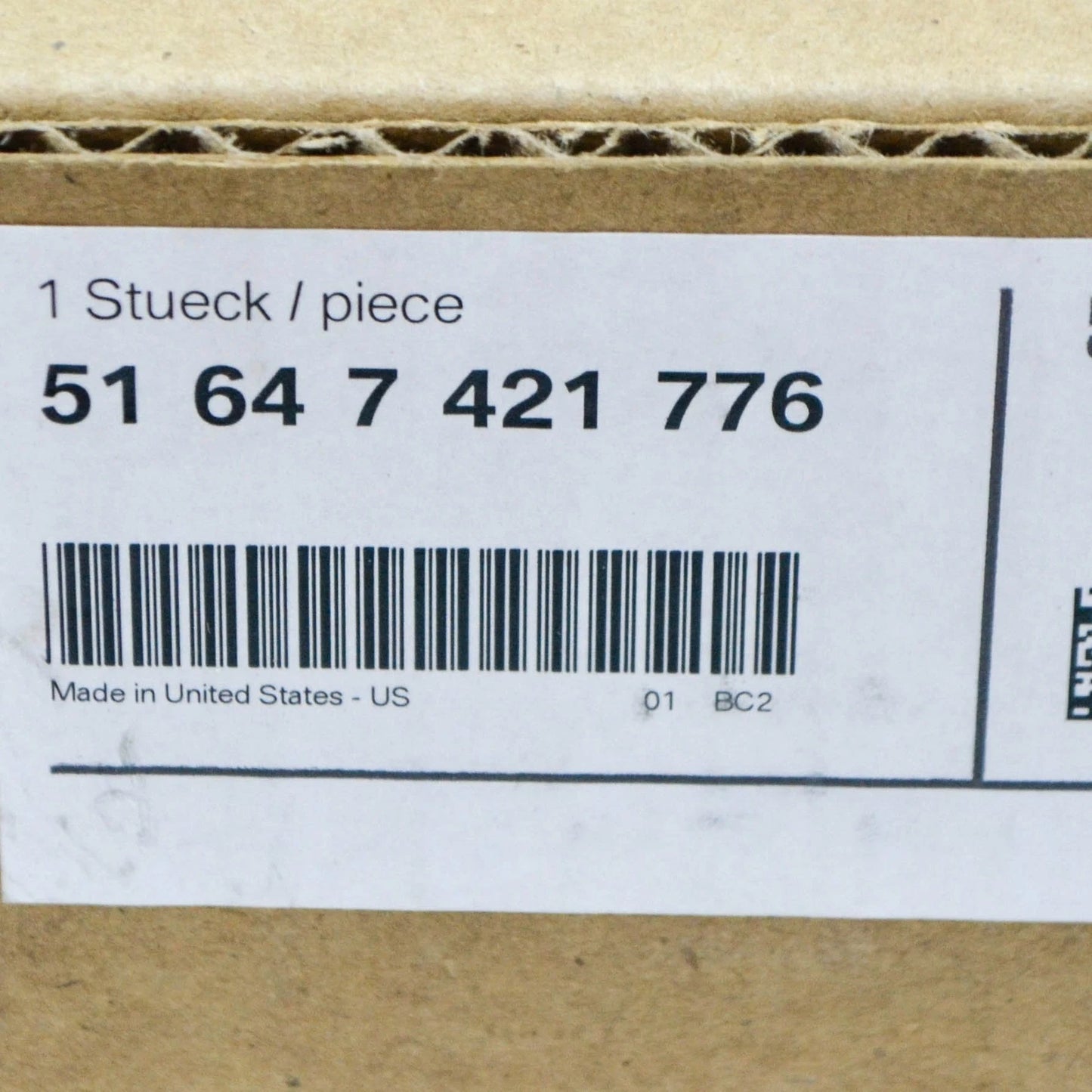 NEW BMW X5 G05 AUXILIARY RADIATOR HOLDER 51647421776 ORIGINAL