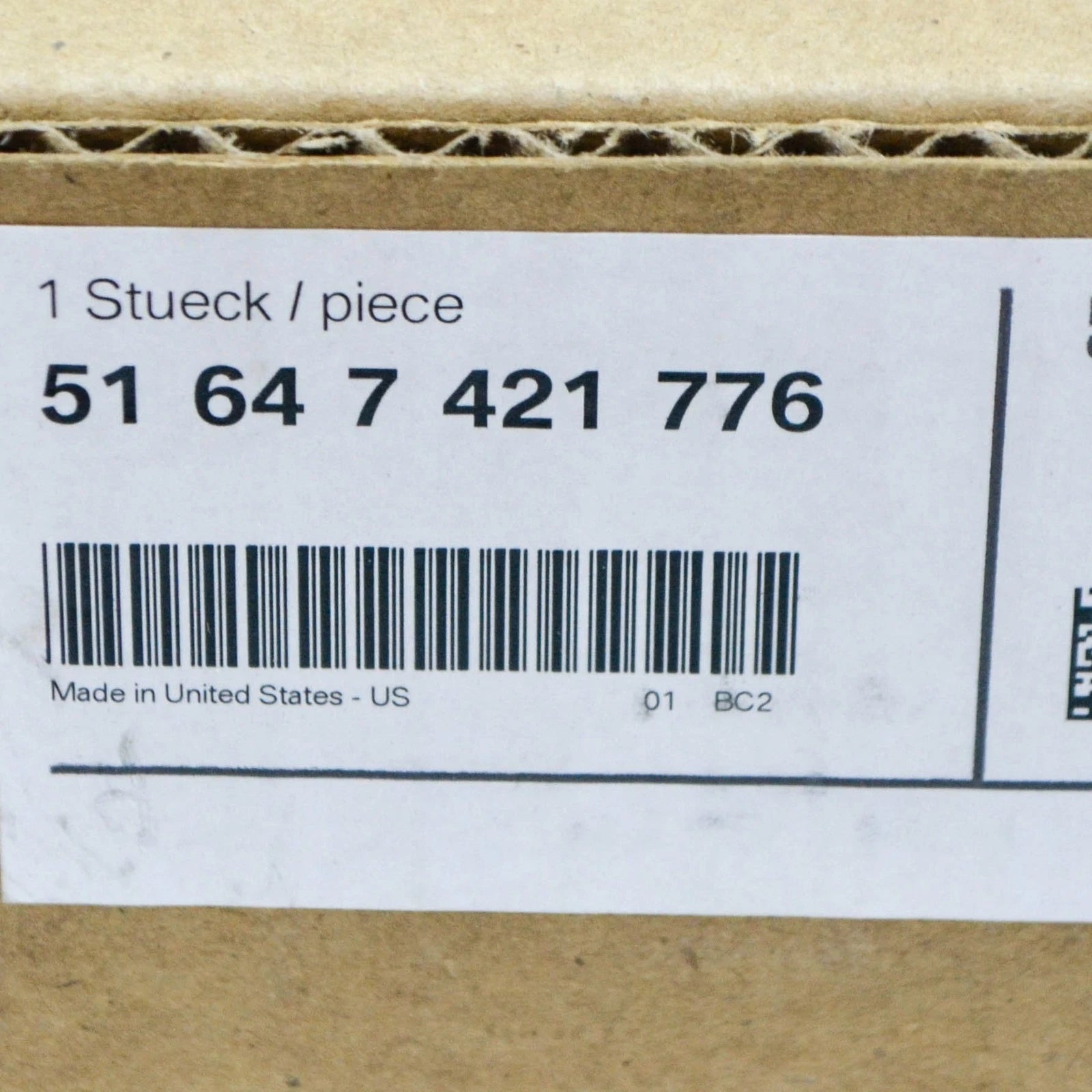 NEW BMW X5 G05 AUXILIARY RADIATOR HOLDER 51647421776 ORIGINAL