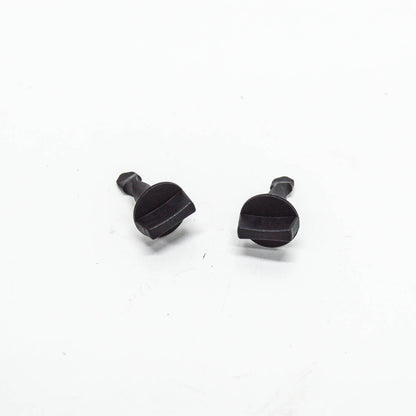 new audi a1 mk1 rear bumper tow eye cover clip pin 2 pieces 6q0807643 original