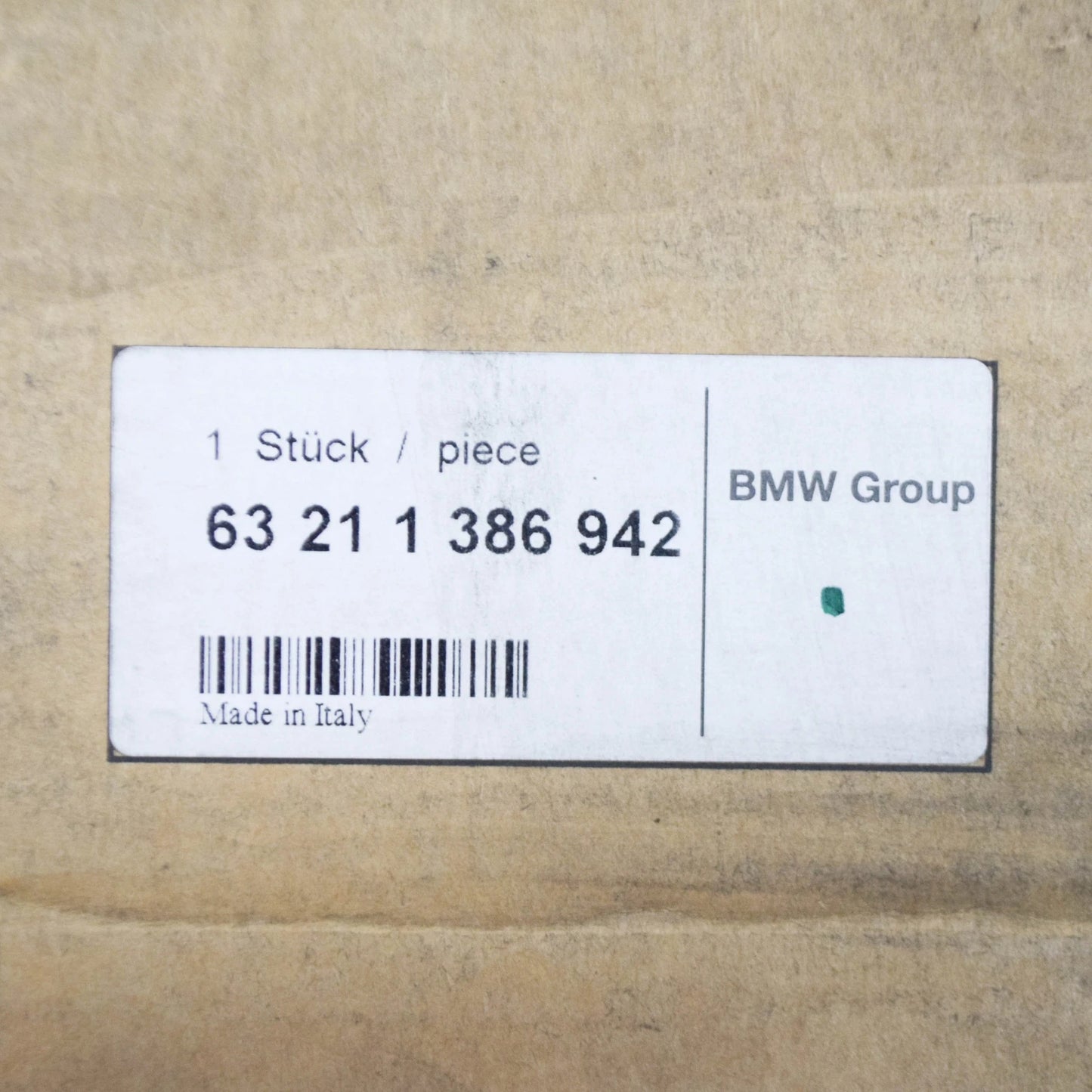 NEW BMW 3 E30 REAR RIGHT TAILLIGHT WITH FOG LIGHT 63211386942 ORIGINAL